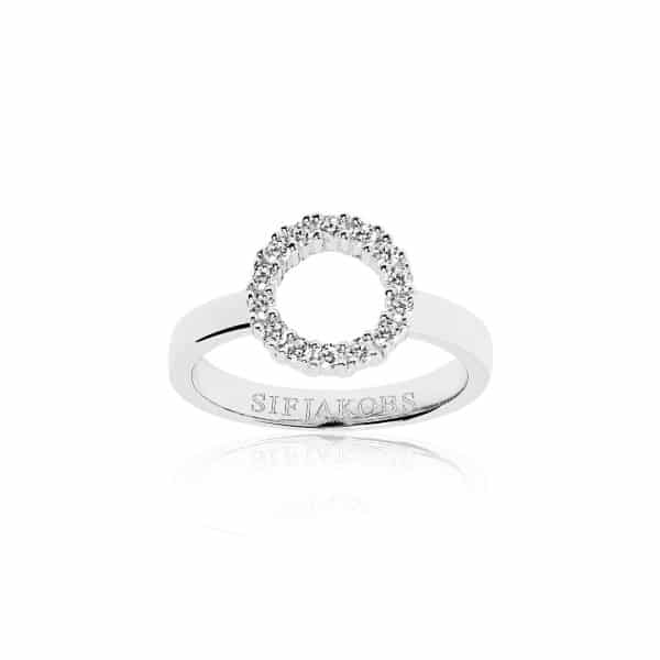 Biella Piccolo Ring with White Zirconia