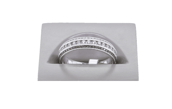 Triple Row Diamond Ring