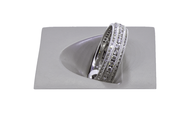 Triple Row Diamond Ring - Image 3