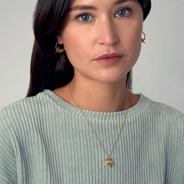 Starfish & Shell Hoop Earrings - Image 3
