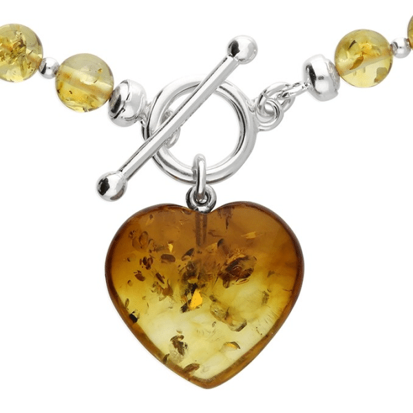Saint Gyles Sterling Silver Bracelet with Amber - Image 3